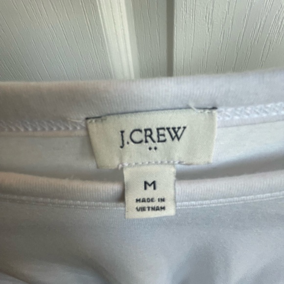 J. Crew White Long Sleeve Tee - Picture 3 of 10
